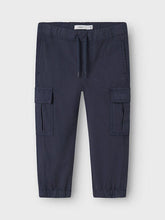 Load image into Gallery viewer, Name It Boys Navy Blue Soft Cargo (3797)
