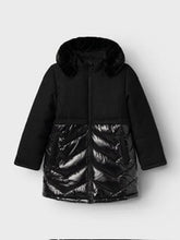 Load image into Gallery viewer, Name It Girls Black Coat (8315)
