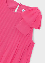 Load image into Gallery viewer, Mayoral Pleated Bow Dress For Girls (6558) (91)
