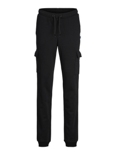 Jack & Jones Boys Black Cargo Sweatpants (4214)