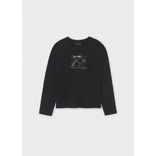Load image into Gallery viewer, Mayoral Boys Black T-Shirt (7048) (50)
