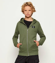 Load image into Gallery viewer, Calvin Klein Boys Khaki Zip Jacket
