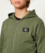 Load image into Gallery viewer, Calvin Klein Boys Khaki Zip Jacket
