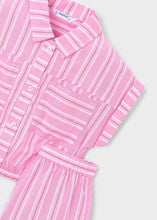 Load image into Gallery viewer, Mayoral Girls Striped Short Set (3226) (64)
