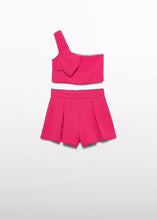 Load image into Gallery viewer, Abel &amp; Lula Asymmetrical Crepe Bermuda Shorts Set For Girls (5210) (18)
