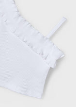 Load image into Gallery viewer, Mayoral Girls White Crop Top (3018) (86)
