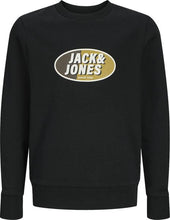 Load image into Gallery viewer, JACK &amp; JONES Boys Black Sweatshirt (7667)
