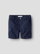 Load image into Gallery viewer, Name It Boy Navy Blue Cargo Pant (1833)
