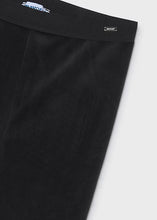 Load image into Gallery viewer, Mayoral Girls Basic Black Velvet Leggings (712) (80)
