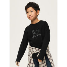 Load image into Gallery viewer, Mayoral Boys Black T-Shirt (7048) (50)
