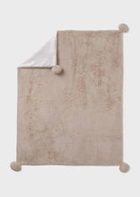 Load image into Gallery viewer, Mayoral Baby Beige Pom Pom Blanket (9955) (55)

