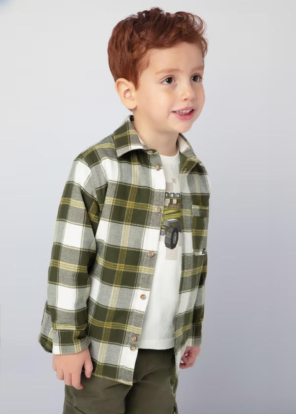 Mayoral Boy Checked Overshirt (4107) (82)