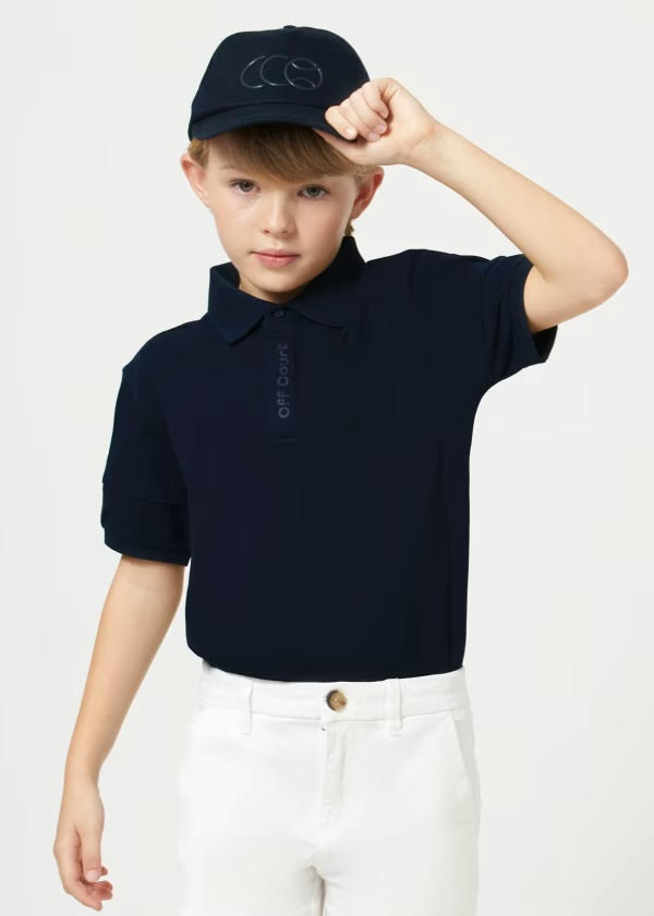 Mayoral Boys Navy Blue Polo T-Shirt (6111) (89)