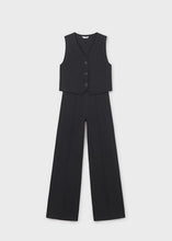 Load image into Gallery viewer, Mayoral Girls Black Trouser And Waistcoat Set (7582) (10)
