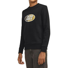 Load image into Gallery viewer, JACK &amp; JONES Boys Black Sweatshirt (7667)
