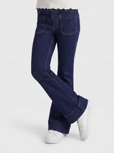 Load image into Gallery viewer, Only Girls Dark Blue Flared Denim (9924)
