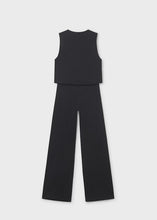 Load image into Gallery viewer, Mayoral Girls Black Trouser And Waistcoat Set (7582) (10)
