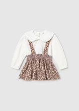 Load image into Gallery viewer, Mayoral Baby Dungarees Skirt and Blouse Set (2950) (39)
