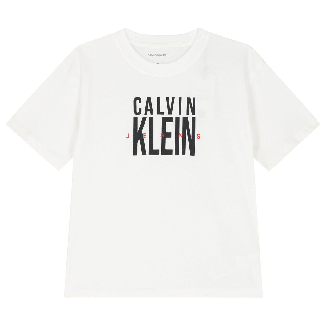 Calvin Klein Boys White T-Shirt