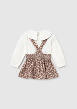 Load image into Gallery viewer, Mayoral Baby Dungarees Skirt and Blouse Set (2950) (39)
