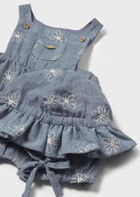 Load image into Gallery viewer, Mayoral Baby Girl Print Dungaree With Hat (1665) (44)
