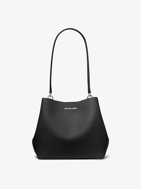 Michael Kors PRATT Shoulder Bag BLACK