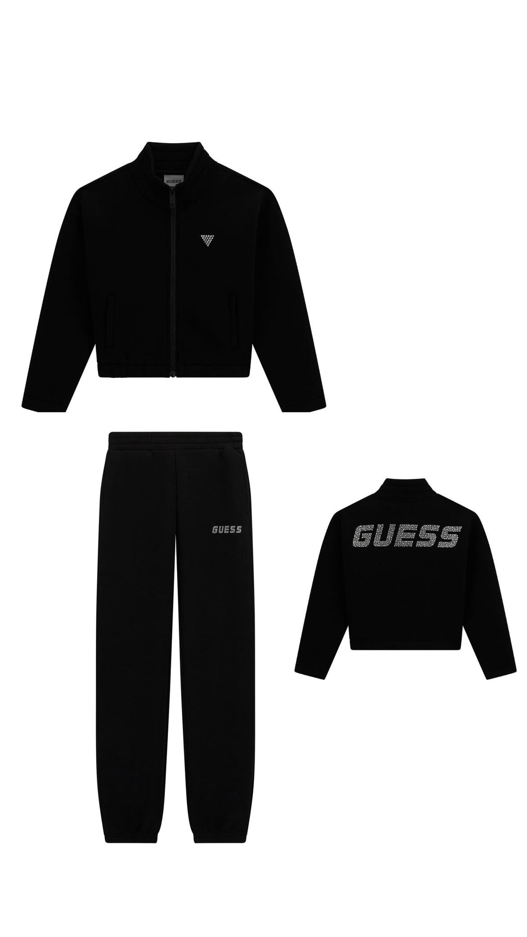 Guess Girls Black Tracksuit