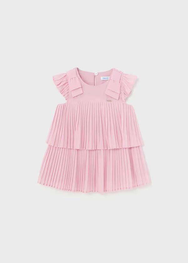 Mayoral Baby Girl Bow Pleated Dress (1911) (84)