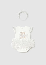 Load image into Gallery viewer, Mayoral Baby Girl Bear Tutu Bodysuit With Headband (1729) (95)
