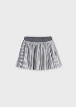 Load image into Gallery viewer, Mayoral Girls Silver Pleated Skirt (4903) (36)
