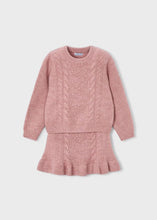 Load image into Gallery viewer, Mayoral Girls Knitted Skirt And Jumper Set (4934) (70)
