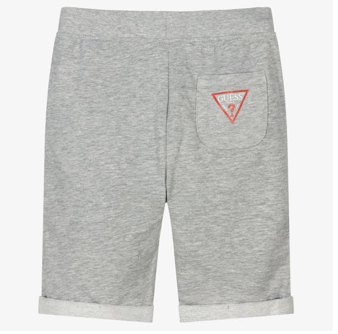 Guess Boys Grey Logo Short Pant (Basic)