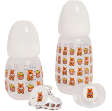 Load image into Gallery viewer, Guess Unisex Baby Teddy Bottles &amp; Dummy Set
