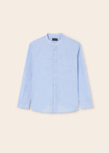 Load image into Gallery viewer, Mayoral Boys Light Blue Mao Shirt (6115)(78)
