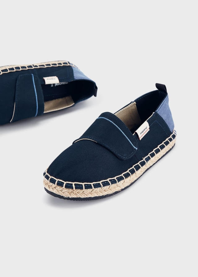 Mayoral Boys Navy Blue Espadrilles With Velcro (504)