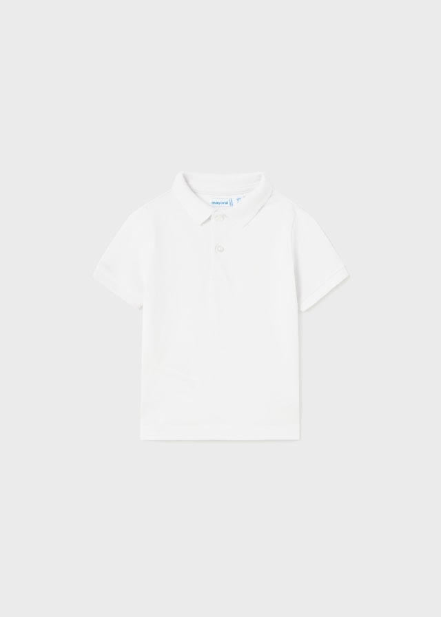 Mayoral Boys White Polo T-Shirt (102)(45)
