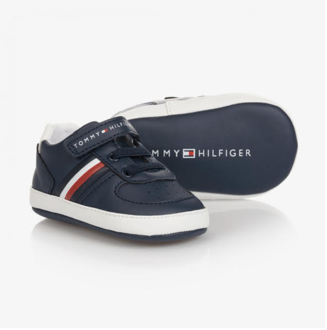 TOMMY HILFIGER Baby Boy Soft Navy Blue Shoes